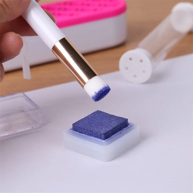 Mini Blending Brush Match Brush Holder for Crafting DIY Scrapbooking Cards Painting Craft Project Brushes Hand Tool