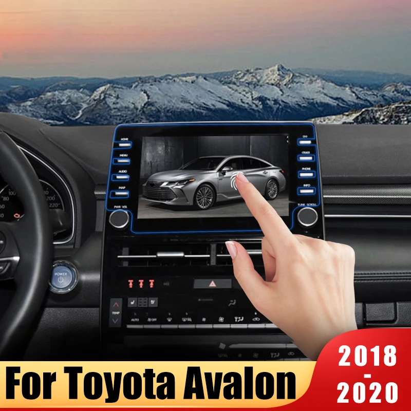 

For Toyota Avalon 2018 2019 2020 Tempered Glass Car Navigation Screen Protector LCD Touch Display Film protective Sticker