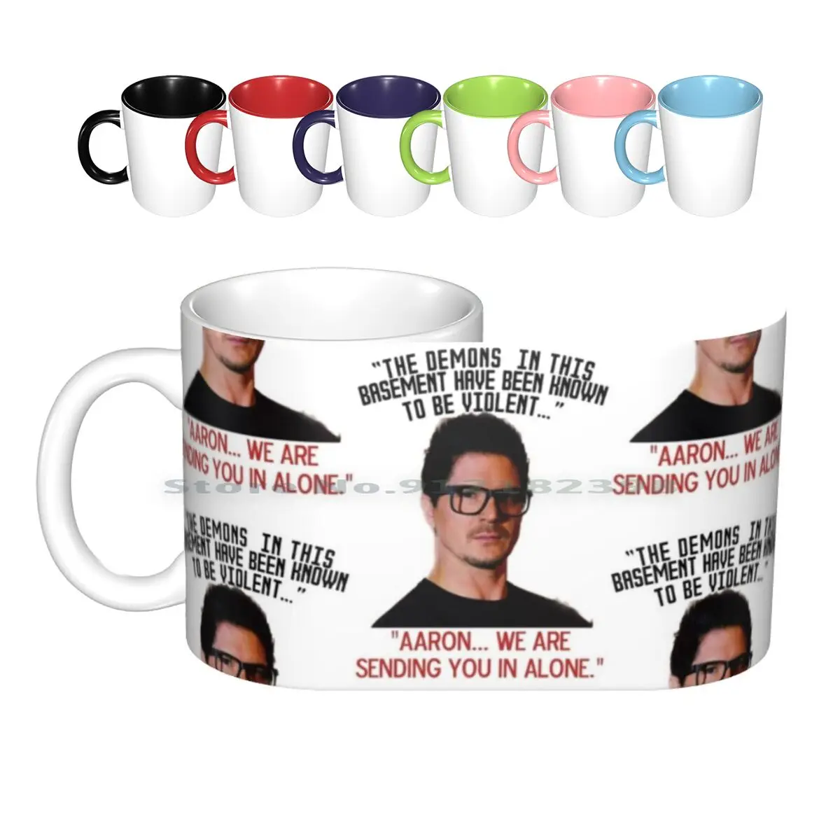 Zak Mission To Aaron Ceramic Mugs Coffee Cups Milk Tea Mug Zak Bagans Aaron Goodwin Ghost Adventures Ghost Hunters Creative