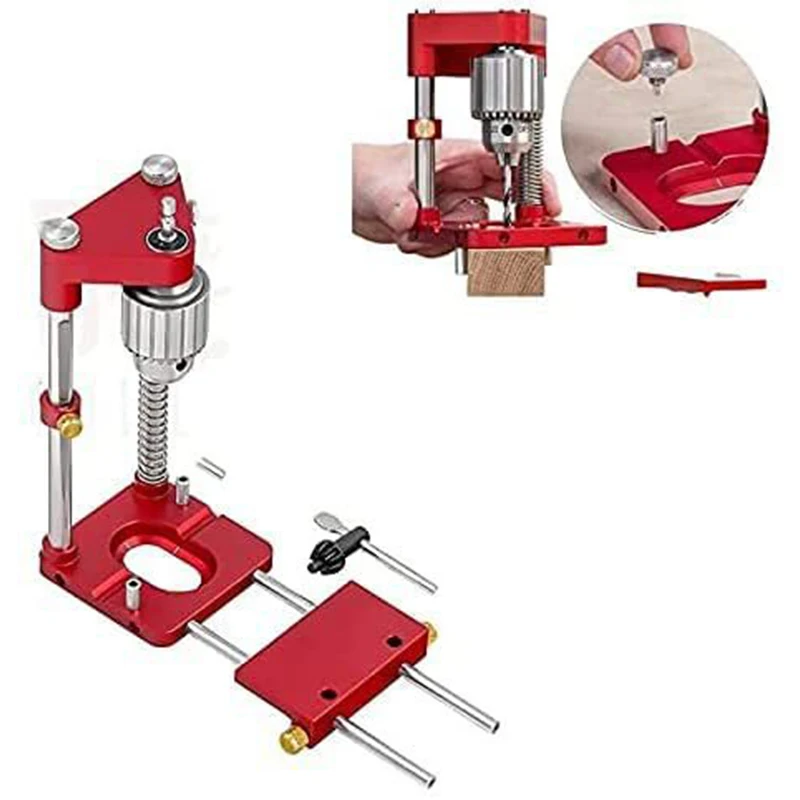 Localizzatore di perforazione portatile Localizzatore di precisione di perforazione multifunzionale Localizzatore di lavorazione del legno in lega di alluminio Strumenti per la lavorazione del legno