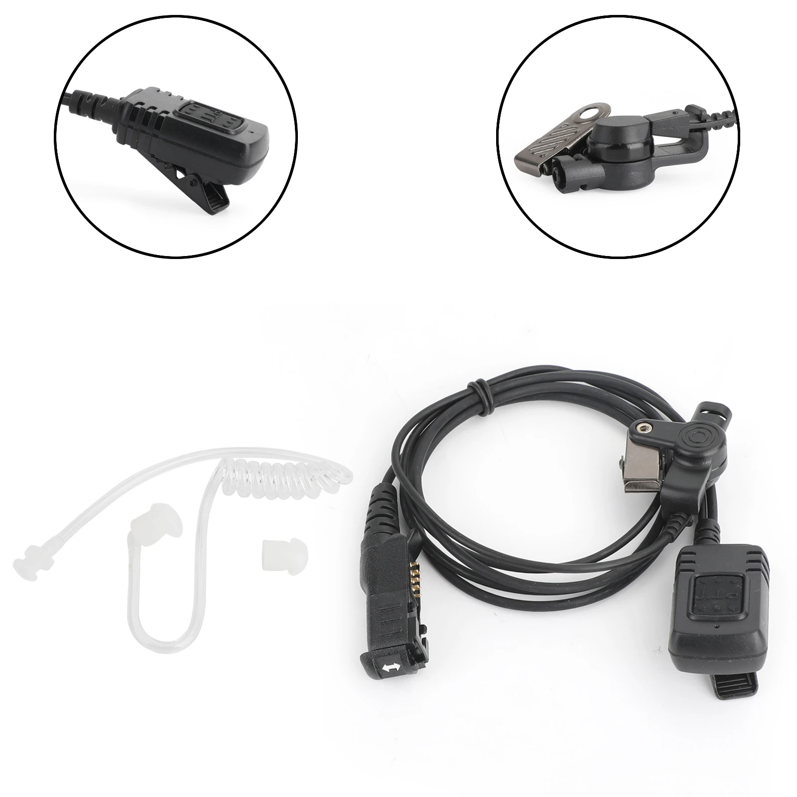 

Artudatech Walkie Talkie AirTube Headset Fit for Motorola XPR 3300 3500 XIR P6600 P6620 XIR E8600 E8608