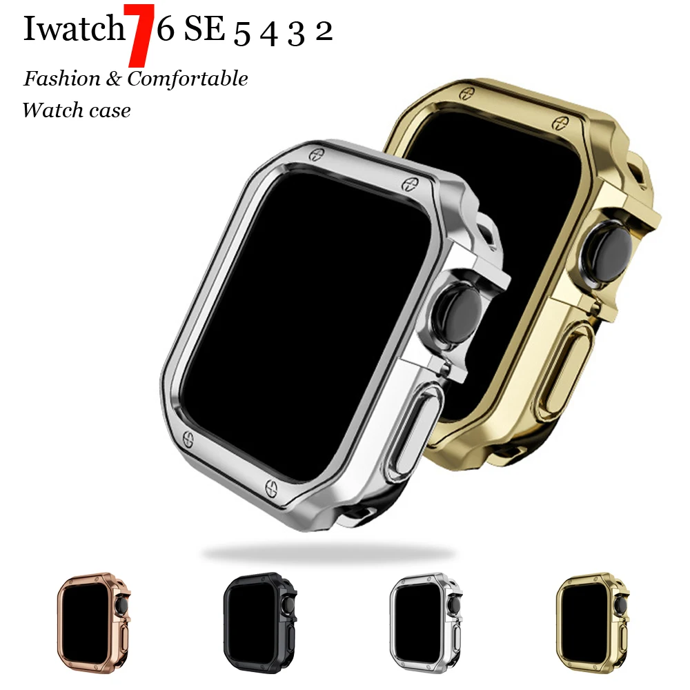 Soft TPU Watch Case for apple watch 7 SE 6 5 4 3 2 45mm 41mm 44mm 40mm 42mm 38mm iwatch Protector Bumper Cover Accessories