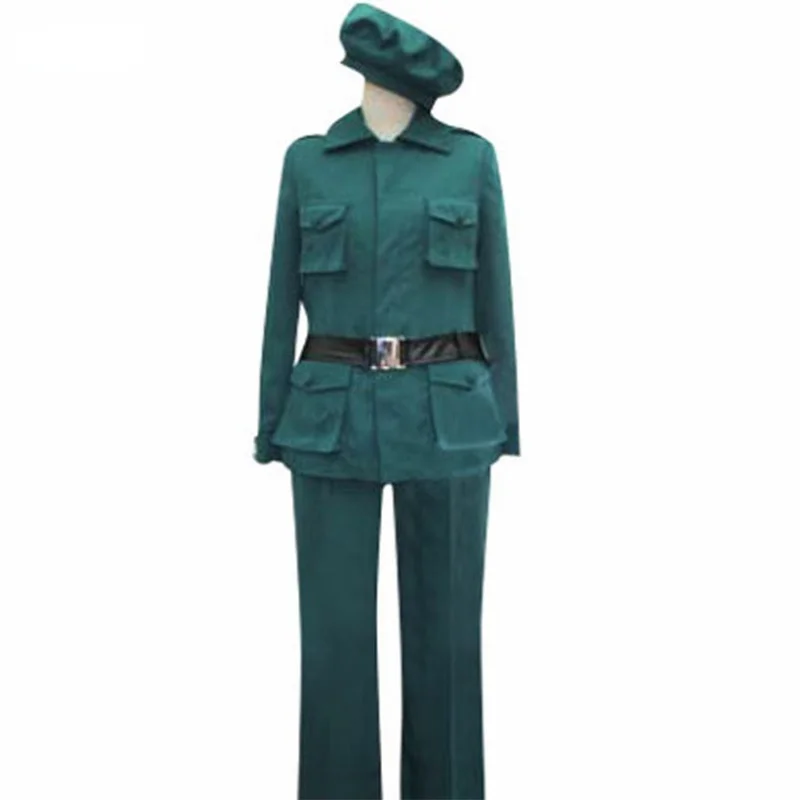 New Axis Powers Uniform Hetalia Hungary Halloween Military Cosplay Costume