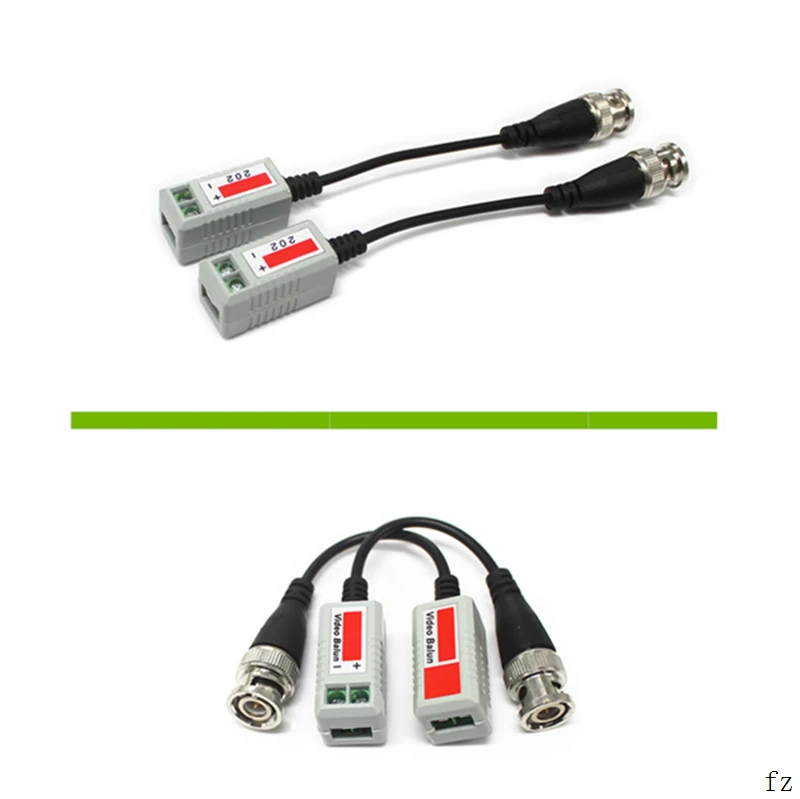 

50 Pairs Twisted BNC CCTV Passive Transceivers HD CVI/AHD/TVI Video Balun UTP BNC Cat5 CCTV UTP for CCTV CAMERA