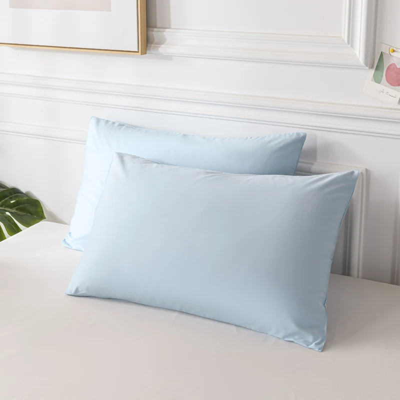 100%envelope Cotton Pillowcase Pillowcase 40S Cotton Queen King Size Pillowcase Support CustomizationWholesale Pillow Cover Case