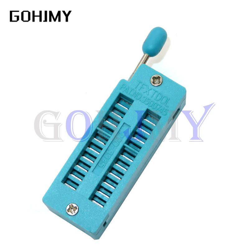 1PCS 2.54MM IC lock seat  socket Test Universal ZIF sockets 14Pin 16Pin 18Pin 20Pin 24Pin 28Pin 14P 16P 18P 20P 24 28P IC socket