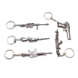 Keychain Machine Gun Assault Rifle Ak-47 Pendants Diy Men Jewelry Car Key Chain Ring Holder Souvenir For Gift