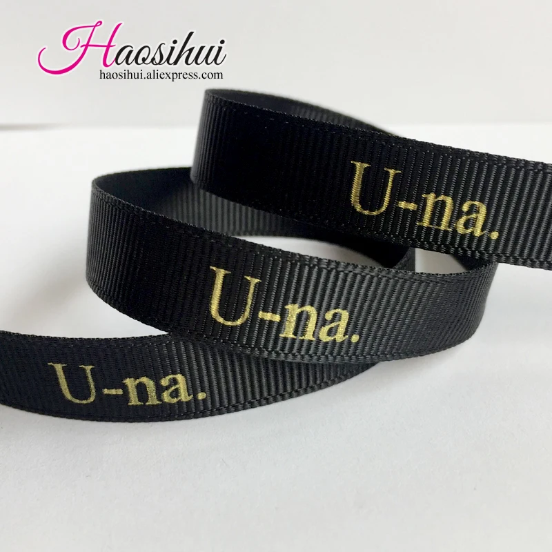 Free Design 1/4\'\'(6mm) Grosgrain Ribbon Customized Logo Printed Decoration Personalized Wedding 100yard/lot