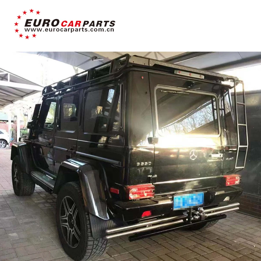 G CLASS W463 G500 4*4 square autoparts for G class w463 G500 4*4 carbon finber over fenders roof rack roof spoiler front lip