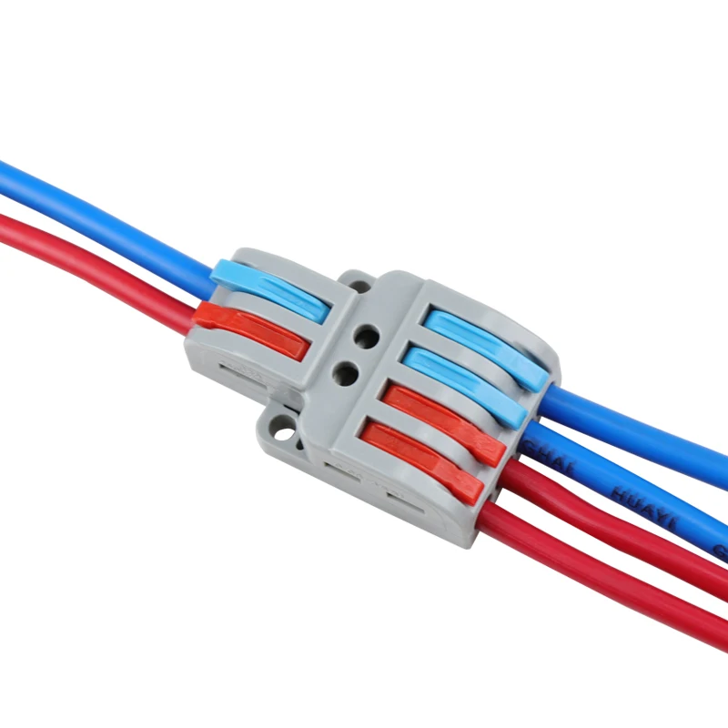 ลวด10/30/50/100Pcs LT-422ขั้วต่อลวดขนาดเล็กUniversalสายไฟขั้วต่อPush-Conductor Terminal Block
