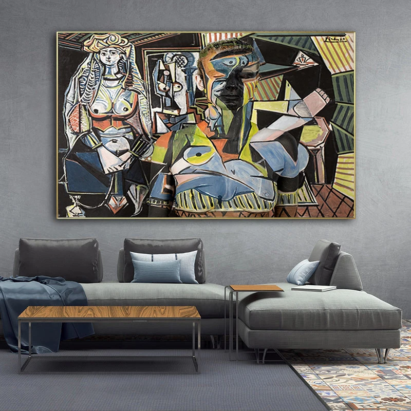 Famous Pablo Picasso exhibition poster wall art home decoration in Algiers