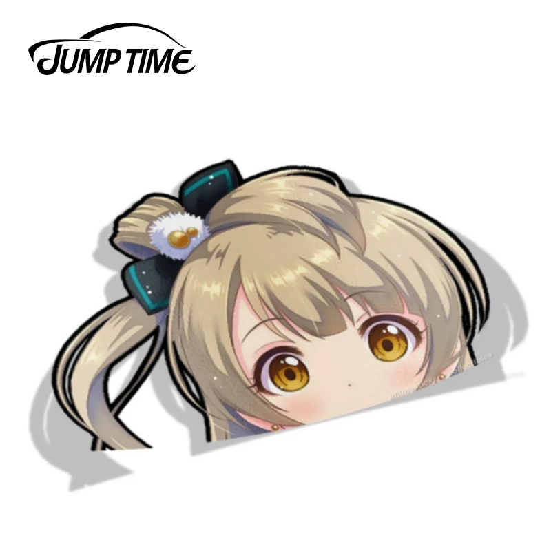 Jump Time 13cm x 9.4cm For Love Live - Kotori Minami Anime Car Stickers Waifu Decals Car Styling Motorcycle Car Accessories