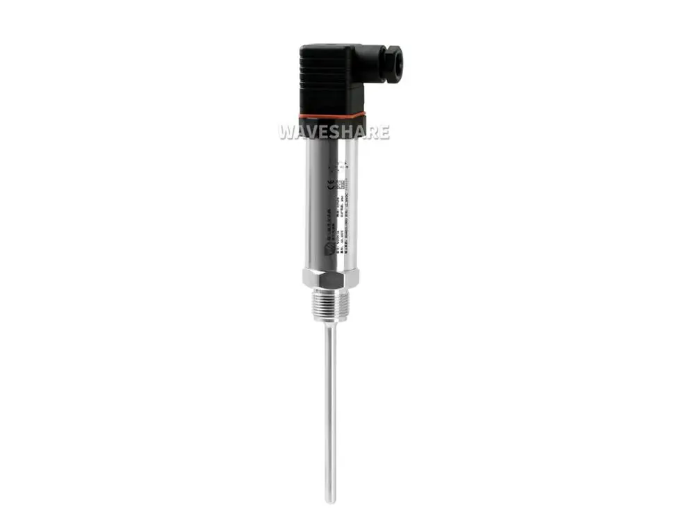 Waveshare Industrial Unibody Temperature Transmitter, High Accuracy, Stainless Steel Probe, Water-Proof & Dust-Proof, RS485 Bus