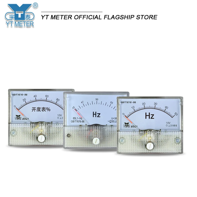 85c1 Hz DC frequency meter 100% opening meter 10V 20mA 50Hz 85l1 Hz 380V 45-55Hz 220V 110V installation meter