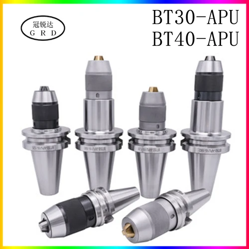 Vástago de mandril de taladro BT30 BT40 BT30 BT40 APU08 APU13 APU16 abrazadera de taladro autoajustable con portaherramientas de 0,08mm de alta precisión