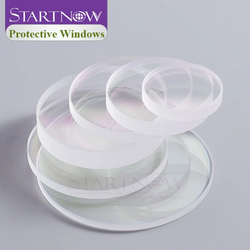 Startnow Laser Protective Lens D50mm 1064nm AR Coated Optical Glass Fiber Lens For Laser Welding Cutting Machine Equipment Parts