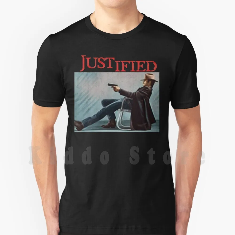 Justified Tee T Shirt Cotton Men DIY Print Cool Tee Justified Raylen Givens Us Business Police Cop Raylan Ky United States
