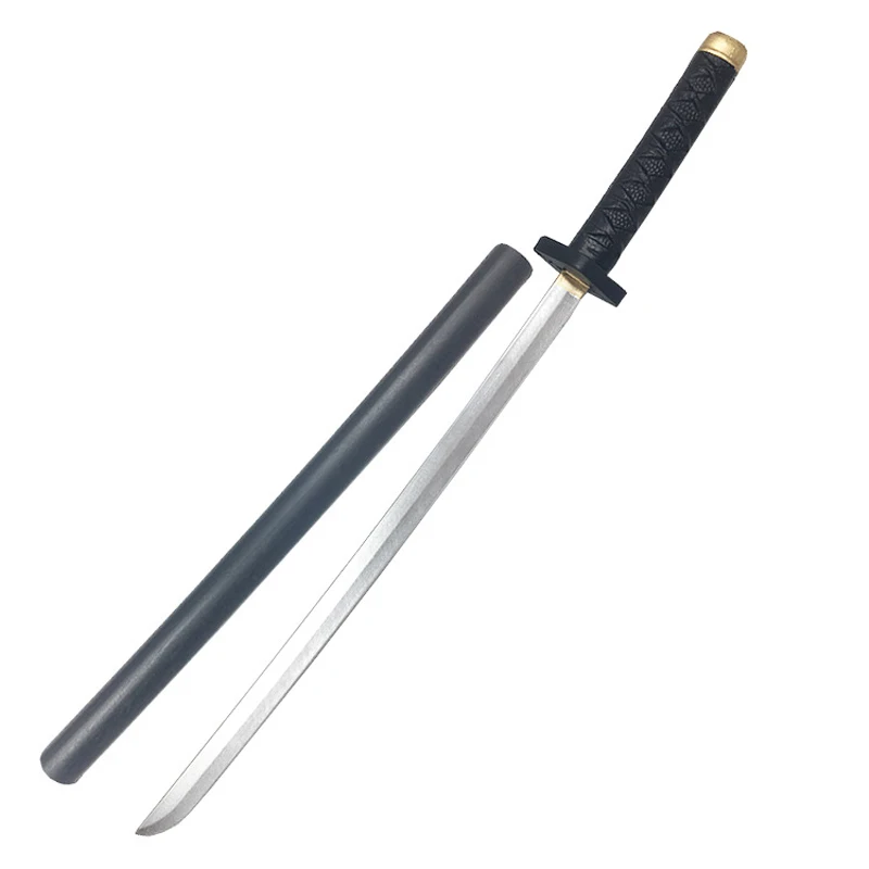 61cm Cosplay Samurai/Ninja katana Simulation Leistung Requisiten Spielzeug Waffe Amerikanischen Anime Messer Katana Spielzeug Schwert für Jungen geschenk