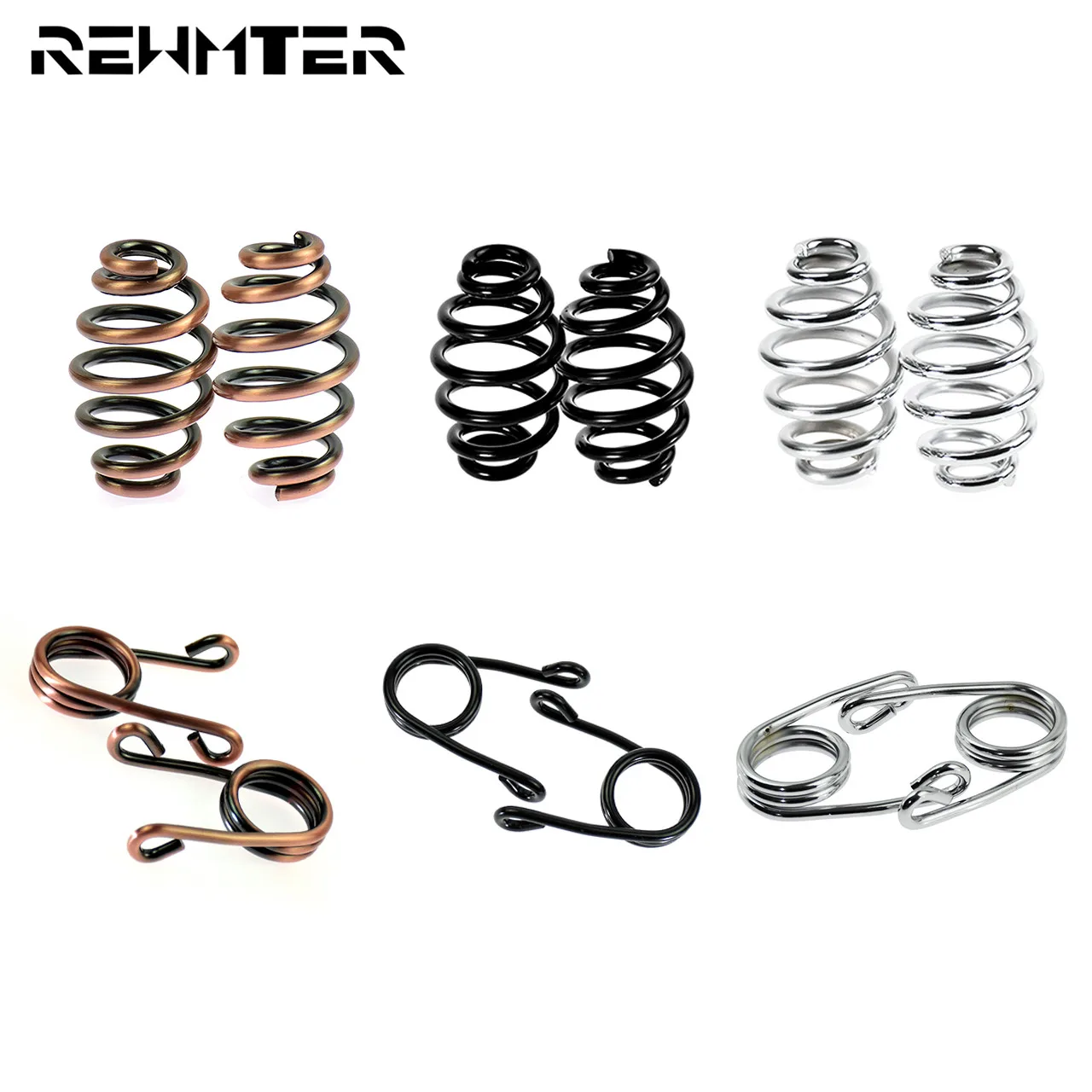 Motorcycle Solo Seat Springs Mounting Saddle Seat Spring For Harley Sportster Softail XL 883 1200 Dyna Fatboy Bobber