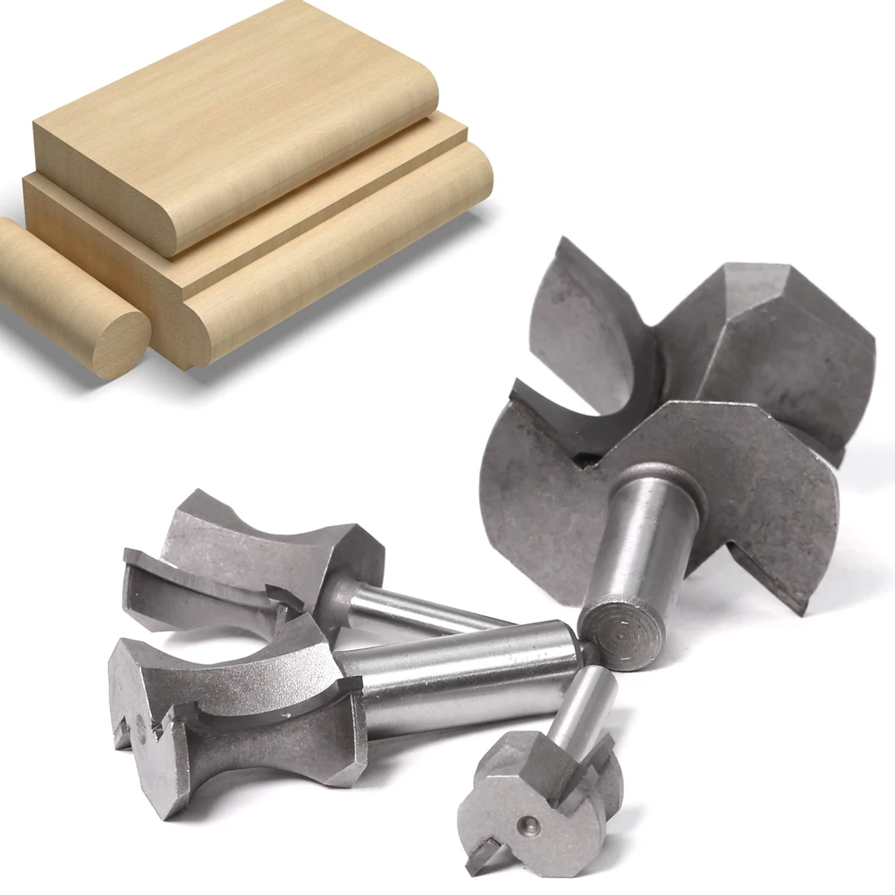 Imagem -02 - Jgzui-router Bit Router Bit Bits para Carpintaria Meio Cortador Lateral Redondo mm Shank 12 mm Shank 1pc