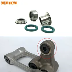 OTOM Motorcycle Rear Shock Absorber Maintenance Kit Needle Roller Bearing Oil Seal Parts For KAWASAKI KX250F KX450F KLX450R