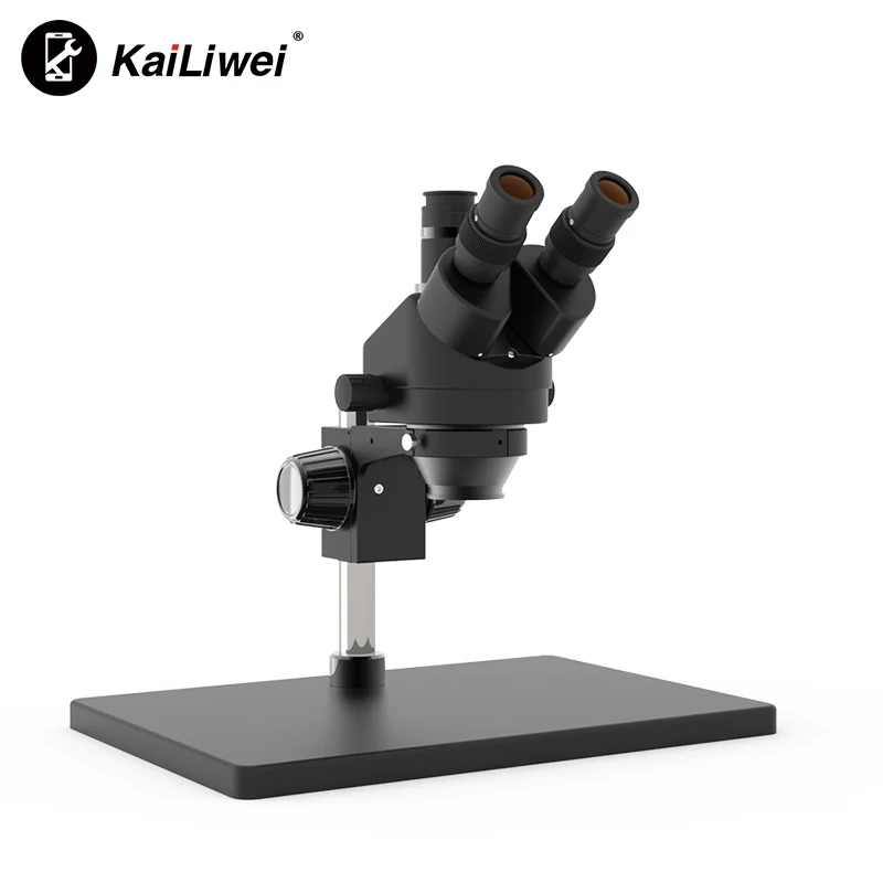 Imagem -03 - Kailiwei Large Platform Trinocular Stereo Microscópio Reparo do Telefone Móvel Inspeção Industrial