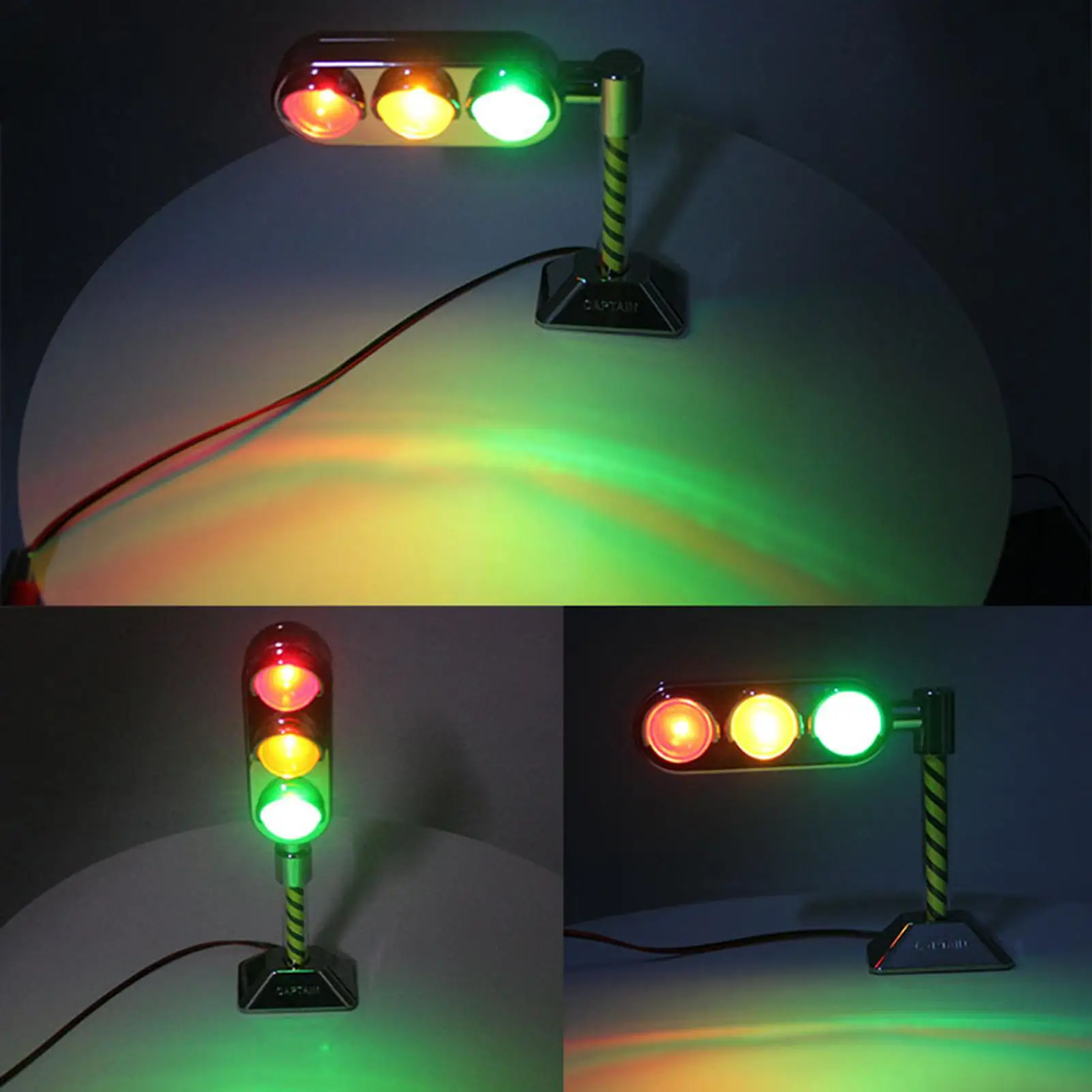 Car Garage Parking Assist-Light Traffic yellow Red Green Traffic Signals Lamp Model Ornament Signal Sensor Guide Stop Lamp Model