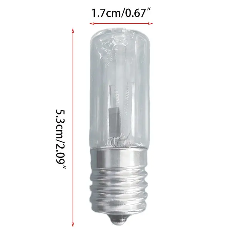 Bombilla tubo luz ultravioleta, lámpara desinfección ozono G8TC, E17, Uvc, 10-12v, 3w, 3,5