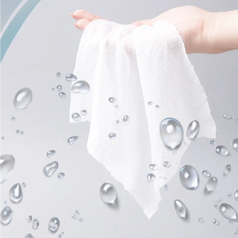 50PCS Disposable Face Towel Non Woven Gauze  Makeup Cotton Pads Facial Cleansing Cotton Tissue