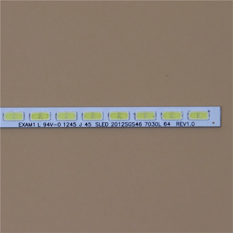 TV LED Array Light Bars For Toshiba 46TL963B 46TL963G 46TL963N 46 inch LED Backlight Strip Matrix Kit 64 LED Lamps Lens Bands