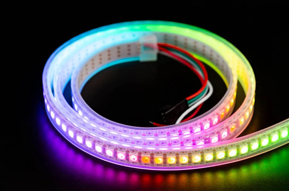 

5V 144LED/m SK6812 RGBW Digital Pixel LED Strip Light TV 5050 SMD RGB Neon Flexible Tape Lamp WS2812 White PCB Waterproof IP67