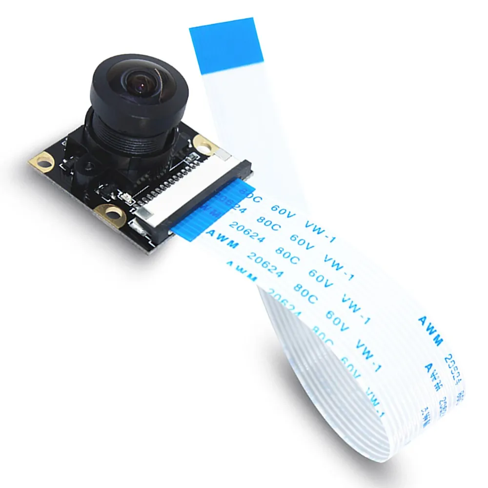 OV5647 160 degree for Raspberry PI 2/3/3B+/4 camera 5 million fisheye lens night vision non-night vision adjustable focal length