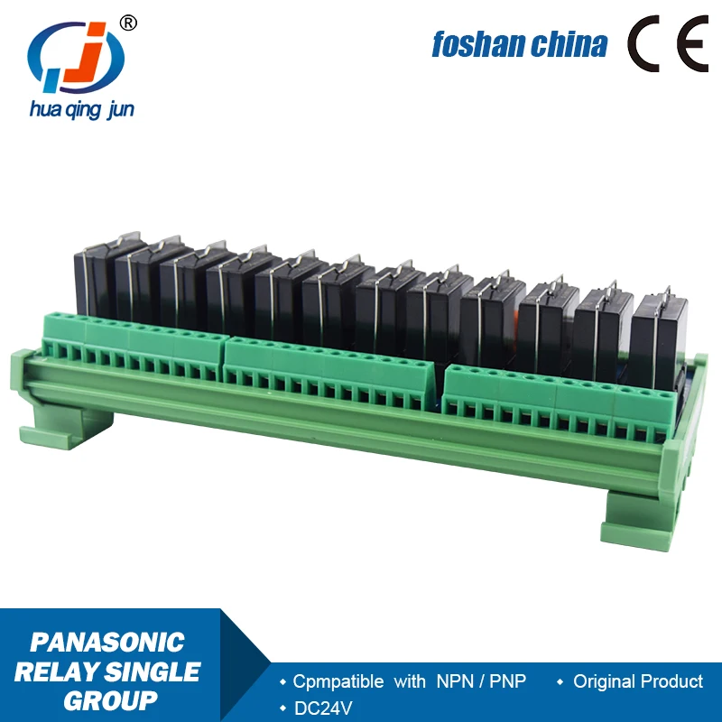 

Huaiqngjun 12-канальный релейный модуль Songxia 1NO 1NC электромагнитное реле 24 В постоянного тока SPDT реле для ПЛК