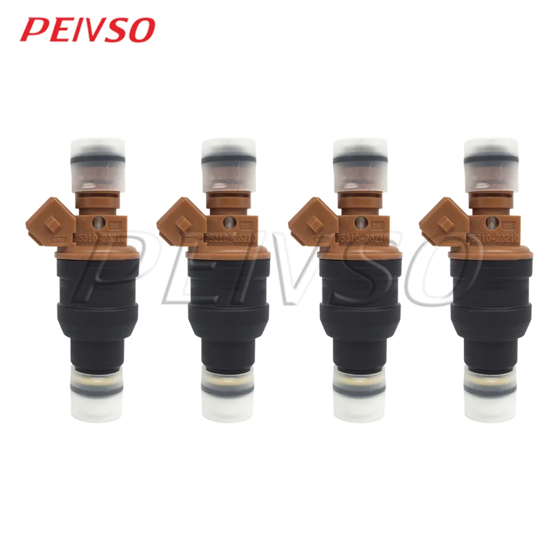 PEIVSO 4pcs 35310-23210 9250930019 Fuel Injector For HYUNDAI ELANTRA TIBURON 1997-2001 2.0L