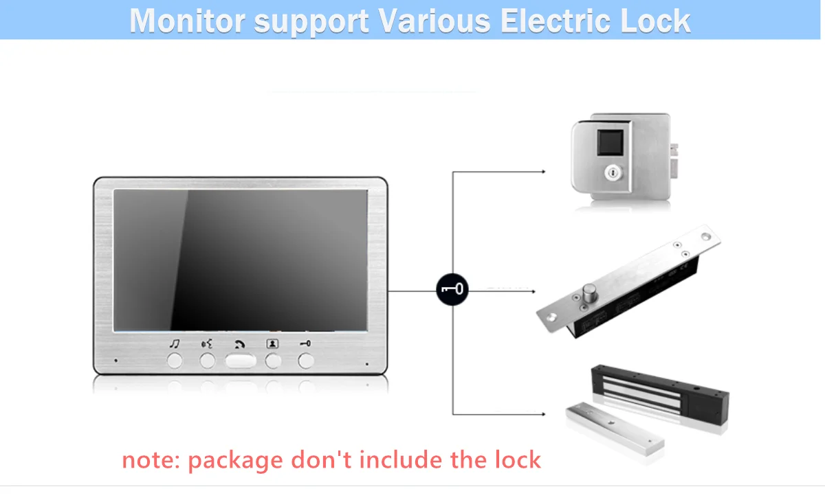 video intercom entry system kit 7\