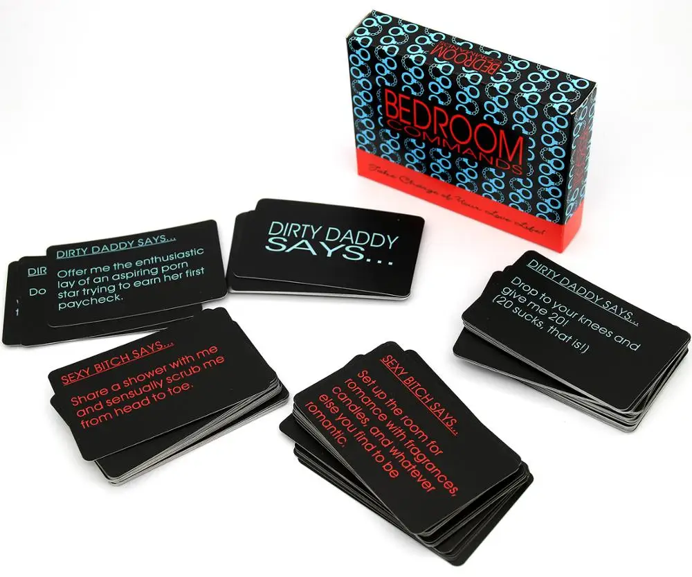 

BEDROOM COMMANDS Bed Room Bedroom Commands Adult Card Game Risque Fun 108 Cards Hen Party Valentines Day