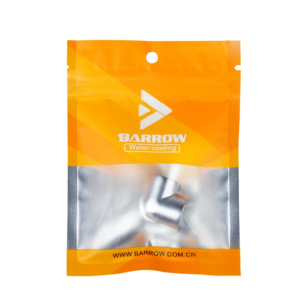 Barrow Double Female G1/4 Thread 90 Degree Fittings Adapter Custom Computer Split Water Cooling Accessory, TDWT90SN-V2