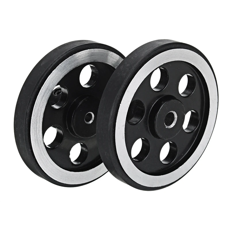 65mm 95mm Hole Diameter Metal Wheels for Smart Robot Chassis Car