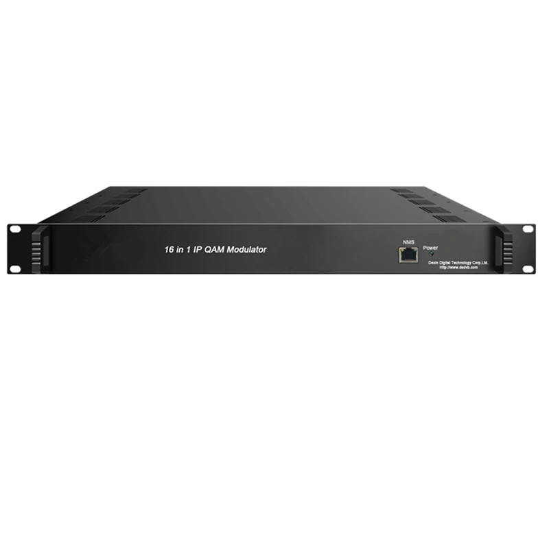 Sistema de Cable de 16 canales IP a DVB-C, modulador QAM de DVB-C encriptado multiplexado para Hotel