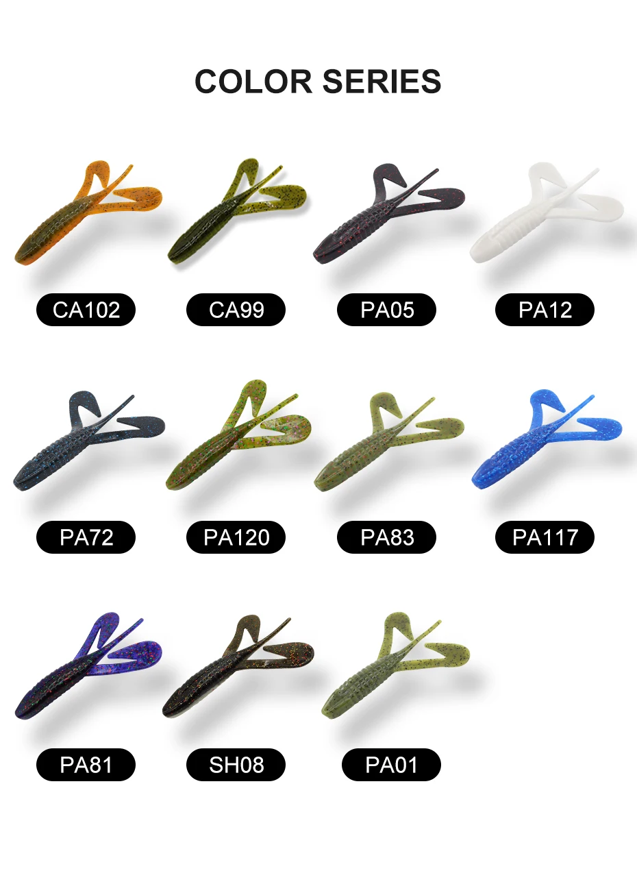 ESFISHING Plastic Lures Assassin Logger 115mm 4pcs Fishing Tackle Silicone Bait Pesca Leurere Souple Soft Lures for Bass