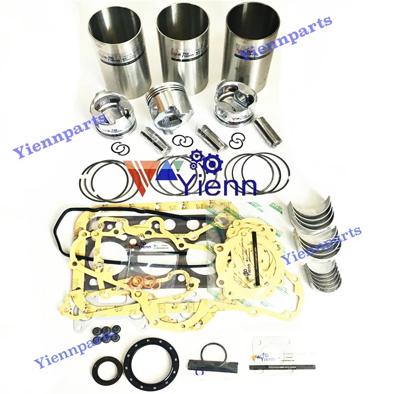 

3GB1 3BG1-A Overhaul Rebuild Kit Cylinder Liner Piston Ring Bearing Full Gasket Set For Isuzu Diesel Engine Repair Parts