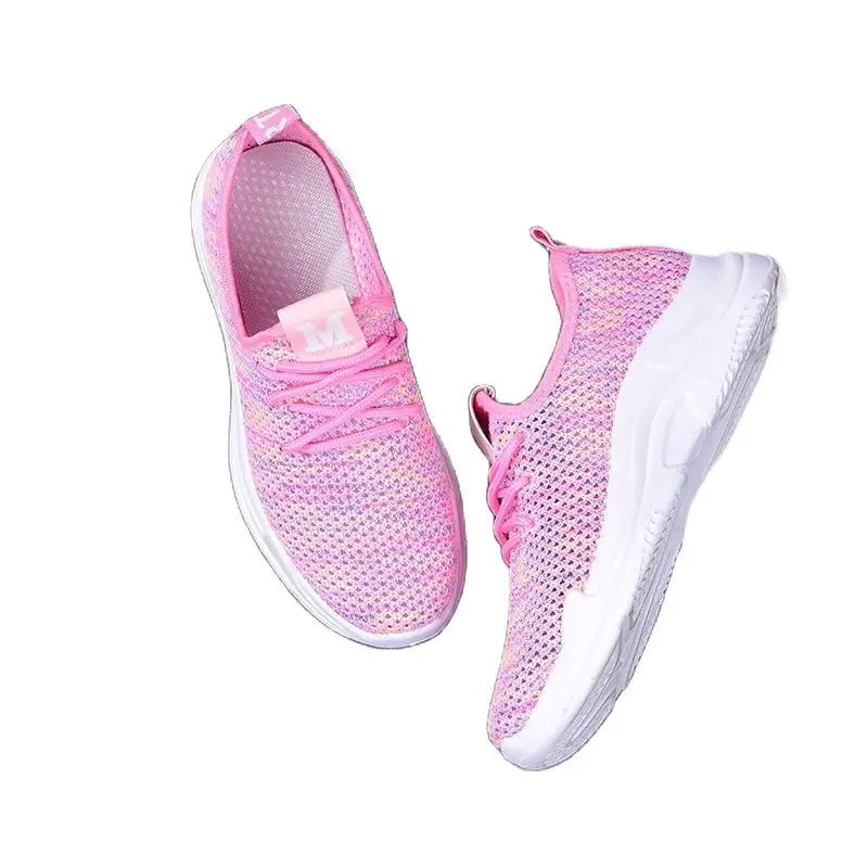 2021 New Women Vulcanized Shoes Female Casual Footwear Ladies Breathable Wedge Platform Zapatos Girls Light Soft Tenis Femme