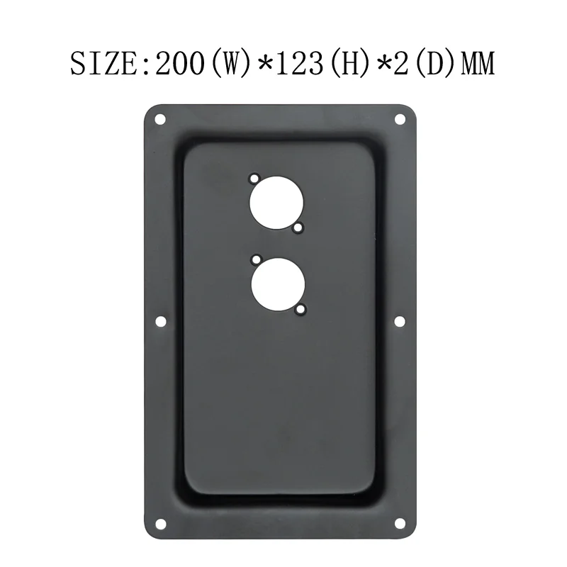 KROYWACH Steel PRO Audio Speaker Back Plate, piastra posteriore in acciaio per Line Array speaker ,200X123MM, No.CZ