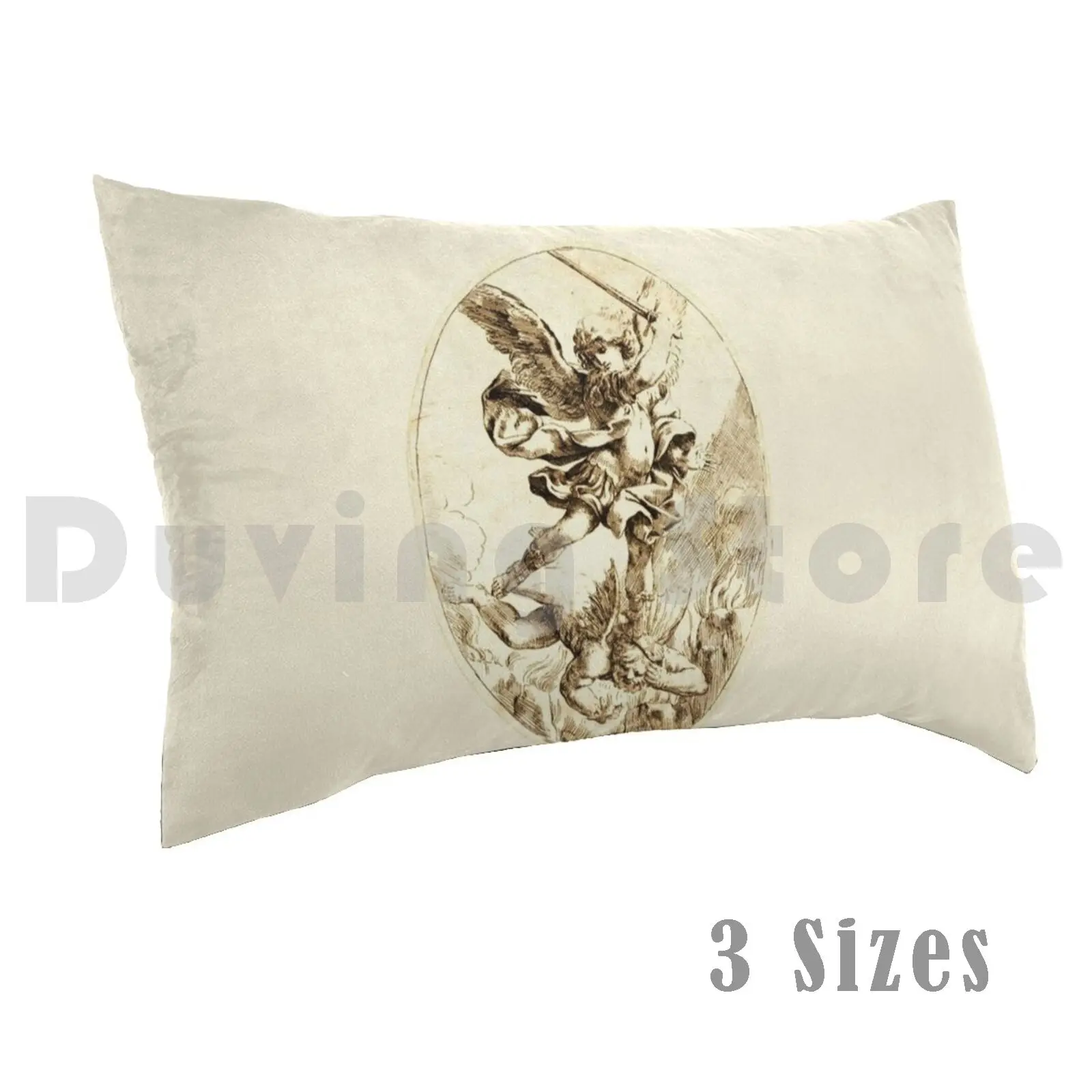 Archangel MichaelPillow case Angel Archangel Michael Saint St Michael Catholic Christian