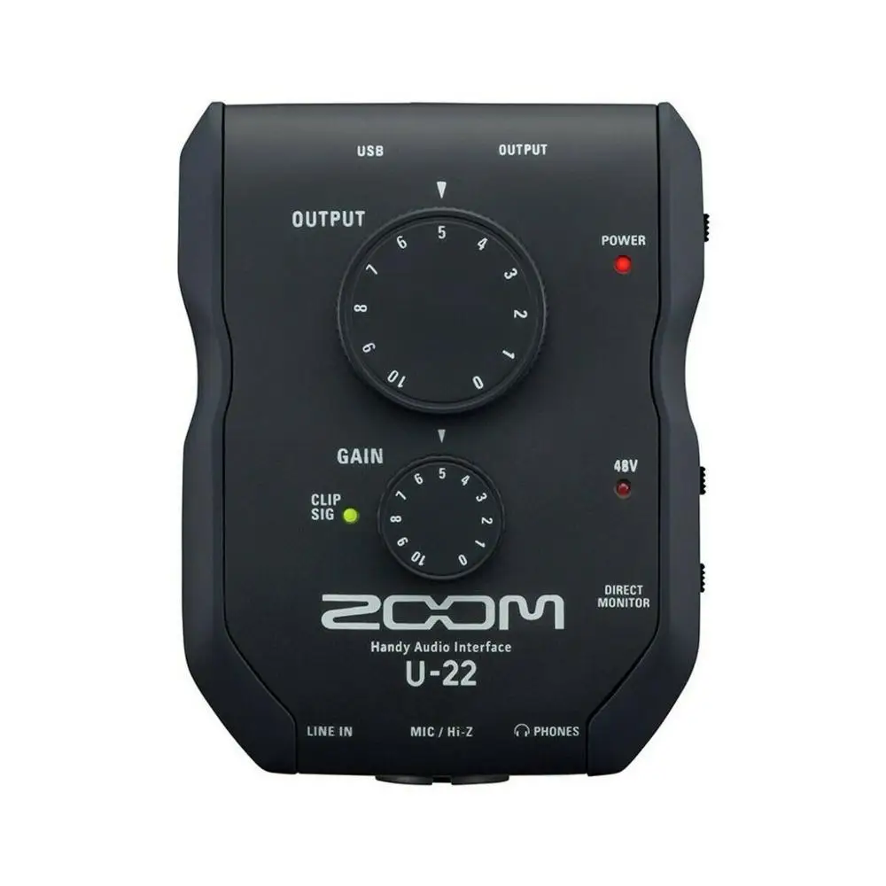 Zoom U-22 Interface Audio USB 2IN/2OUT - B-Stock - NEW - PERFECT CIRCUIT Brand New