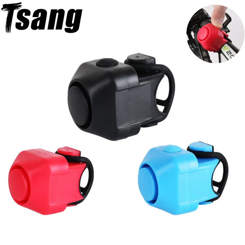 

Bike Electronic Loud Horn bicycle bell Warning Safety Electric Bell Bike Handlebar Alarm Ring Outdoor Cycling MTB Accessories