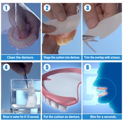 Y-Kelin Denture Adhesive Cushion 30/90/150แผ่น/Pack Lower ธรรมชาติแข็งแรงตลอดทั้งวัน Comfort Cushions