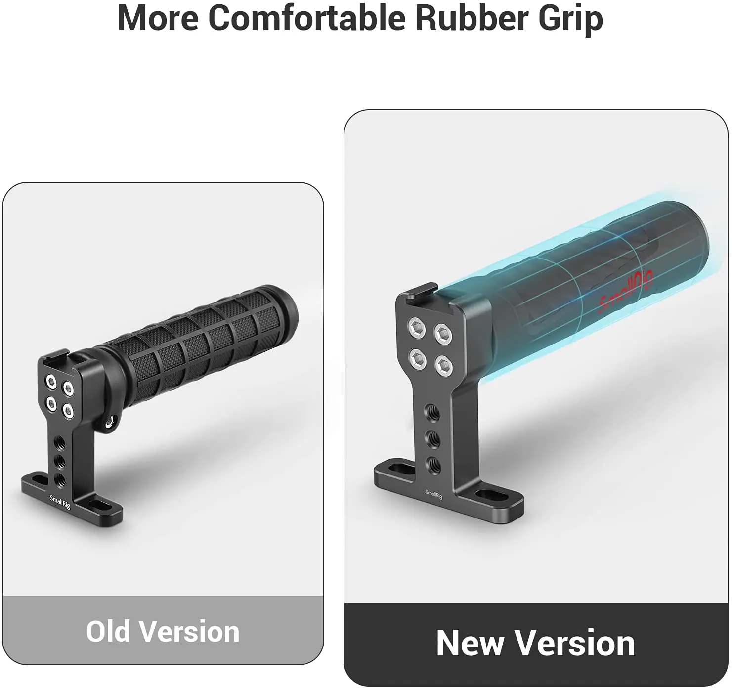 ที่จับมือจับด้านบนขนาดเล็กพร้อมที่ใส่รองเท้าเย็นสำหรับกล้อง DSLR ปลดแบบเร็วกล้องกรงตรวจสอบกล้องถ่ายวิดีโอทรงตัวบนมือจับ-1446