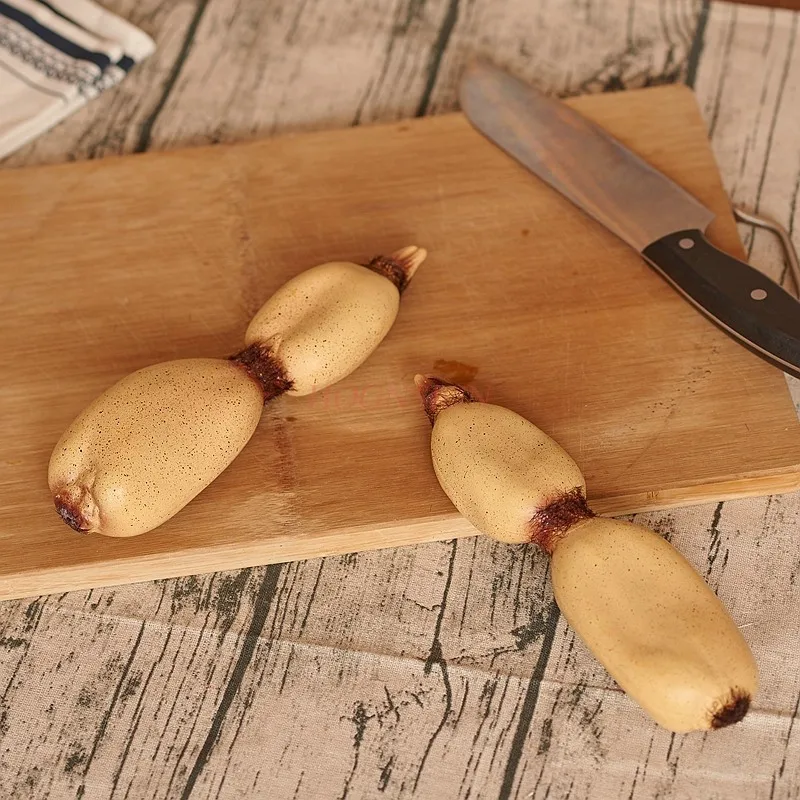 Simulation Food Vegetable Fruit Plastic Lotus Root Model Hotel Cabinet Model Room Decoration Shooting Props 2021