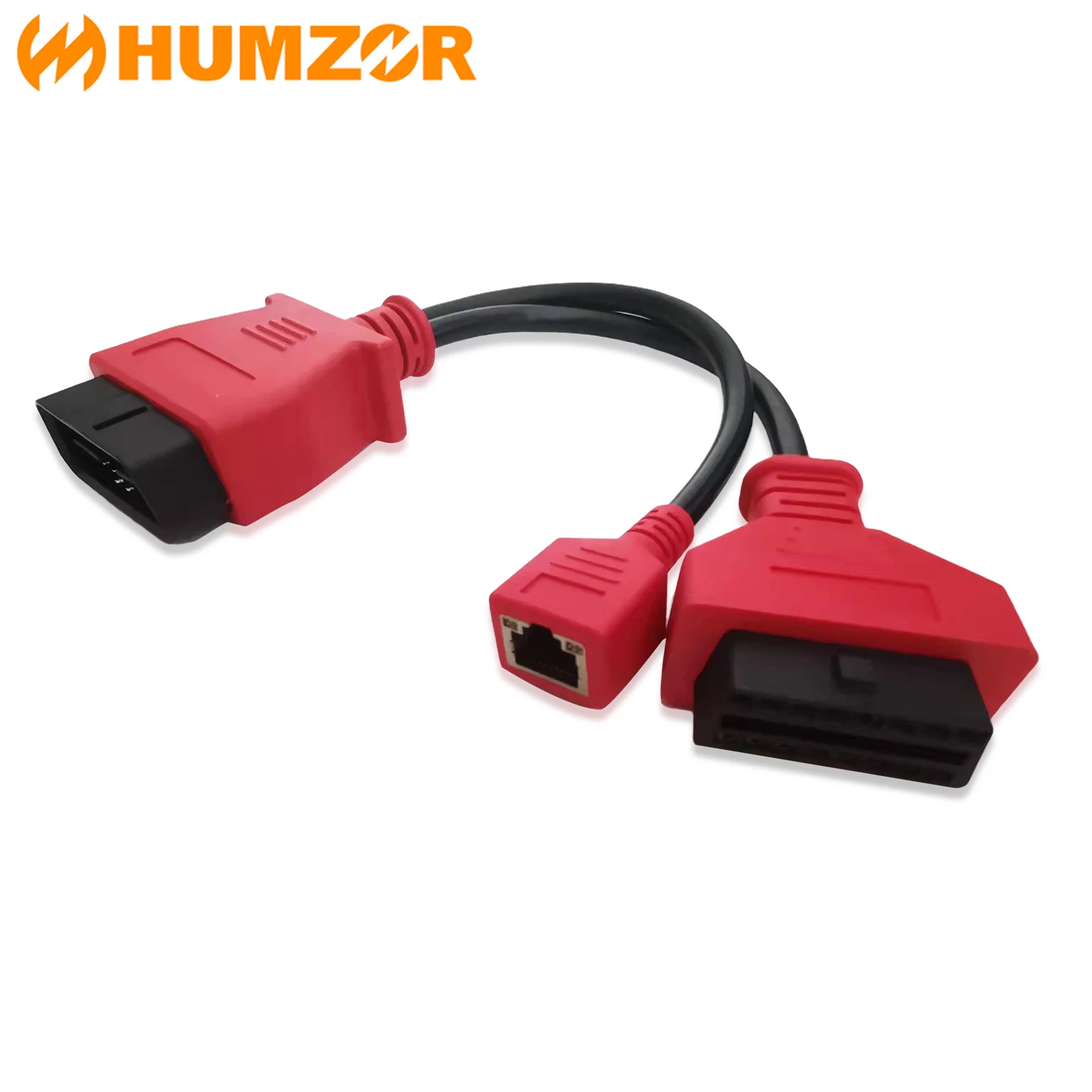 

OBD2 Cable Connector for HUMZOR Scanner Adapter Programming Cable for BMW, 16Pin OBD 2 Adapter Connector Cable Scan Tool